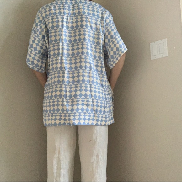 Button Down Shirt - ZARA, short sleeve, print - Picture 3 of 7